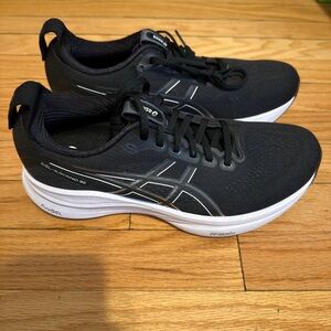 Asics Gel Kayano 32 Black and White Road Running Shoes